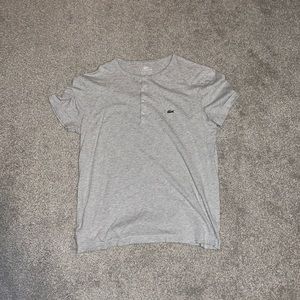 Men’s Lacoste Henley T shirt